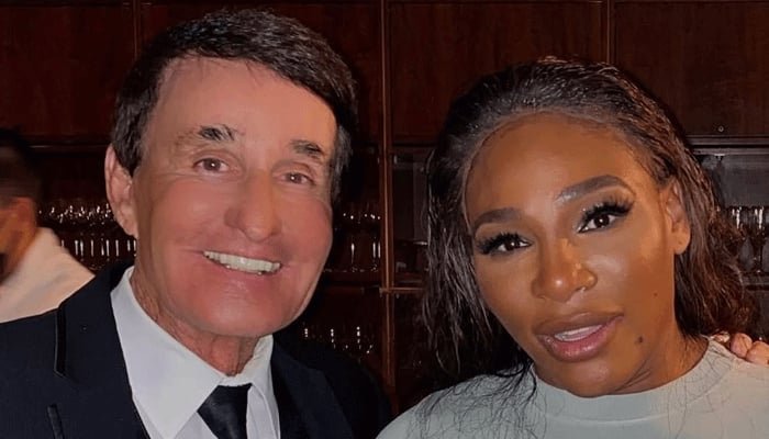 Serena Williams and her former coach Rick Macci.